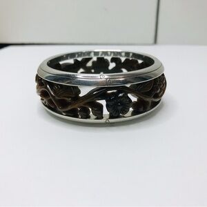 New BRIGHTON THAI Garden Brown Thick Slip On Bangle